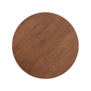 Round Dining Table Modern Farmhouse Kitchen Table, Cherry