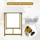 Metal Frame Rectangular Dining Table Modern Kitchen Table